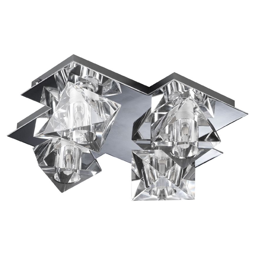 Luxera 1545 - Verre de rechange pour suspension, lampe de table, plafonnier et applique murale BAIKO G9