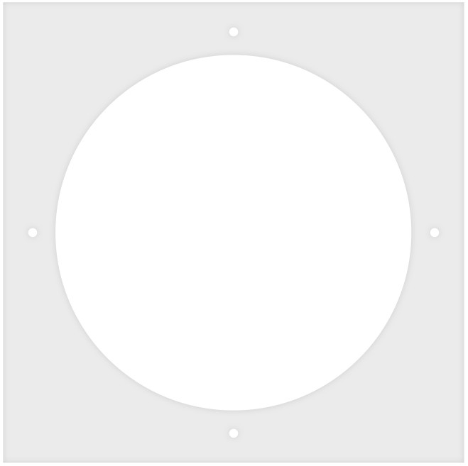 Luxera 31027 - Verre de rechange pour plafonnier PUEBLO E27