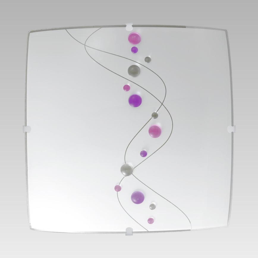Luxera 45056 - Verre de rechange pour plafonnier TAO PINK E27