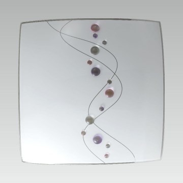Luxera 45092 - Verre de rechange pour plafonnier TAO PINK E27