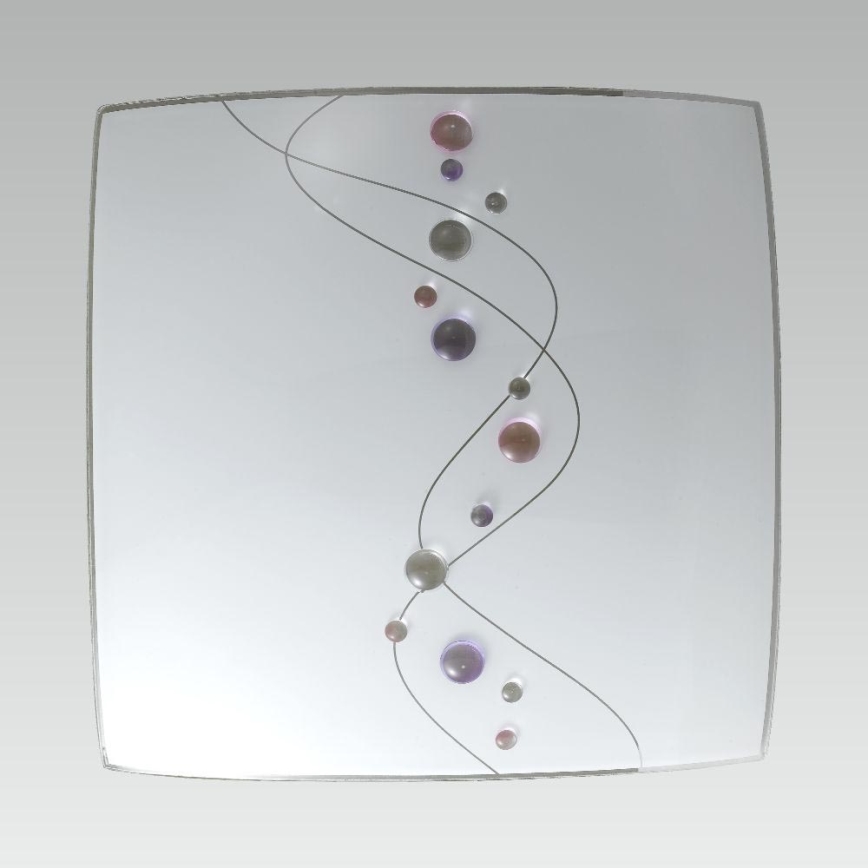 Luxera 45092 - Verre de rechange pour plafonnier TAO PINK E27