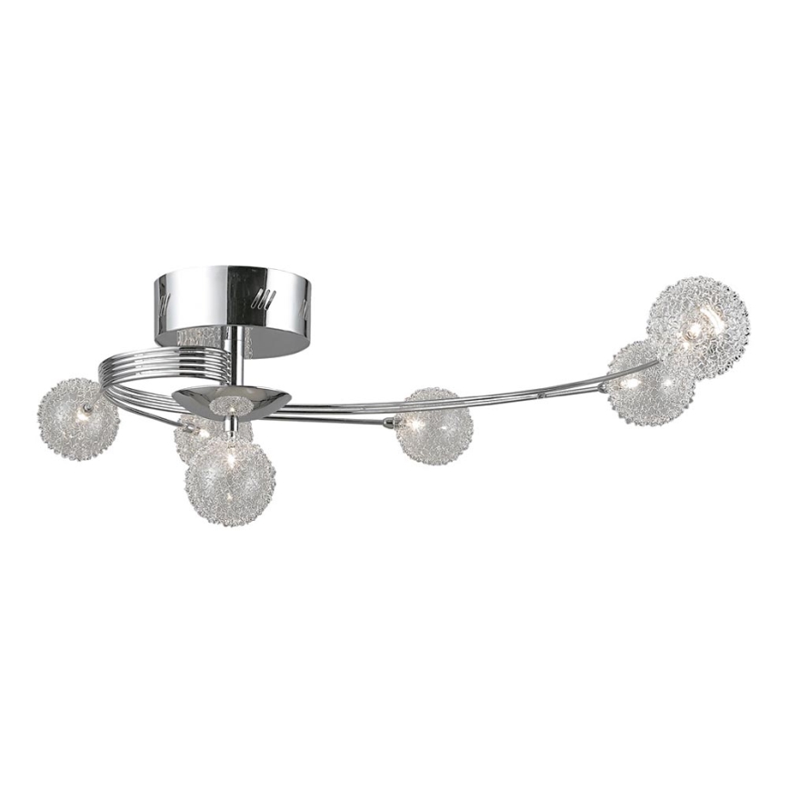 LUXERA 46010 - Lustre plafonnier CASCADA 6xG4/20W/230V