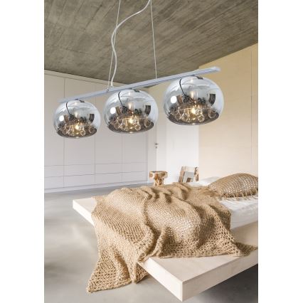 LUXERA 46039 - Lustre suspension SPHERA 3xG9/75W/230V