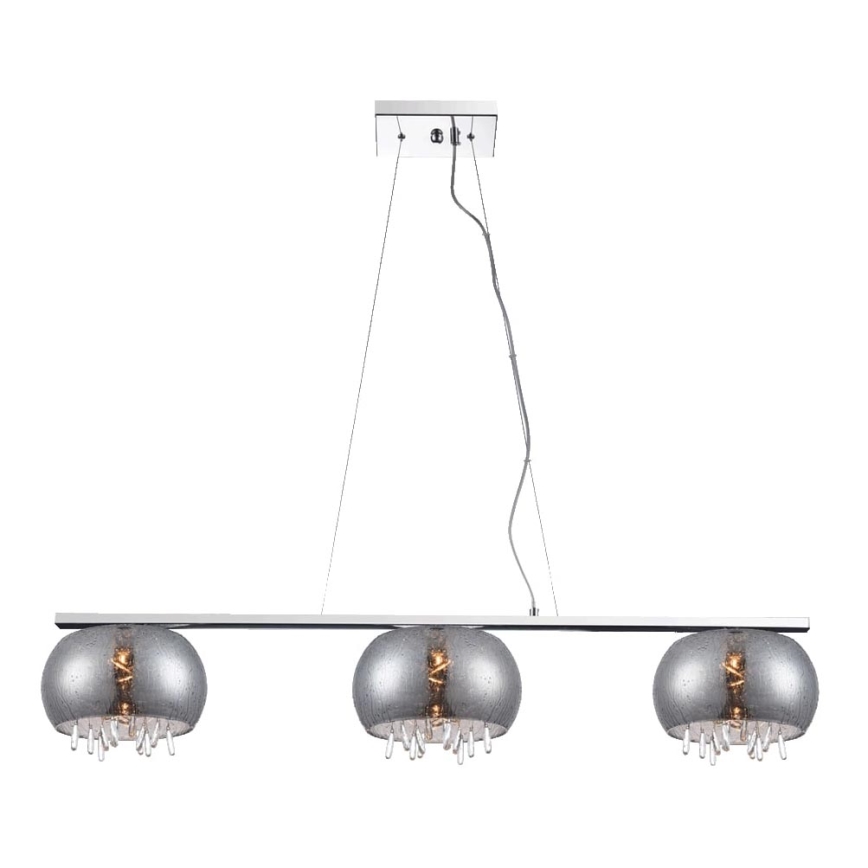 Luxera 46092 - Hanglamp aan koord ATMOSPHERA 3xG9/7W/230V