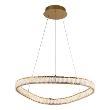 LUXERA 46151 - LED-kroonluchter aan kabel MIST LED/43W/230V 4000K goud