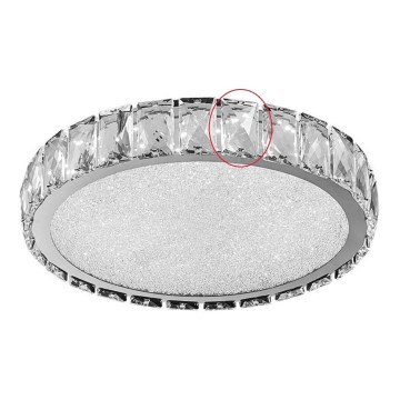 Luxera 62406 - Vervangend glas voor plafondlamp GIRO 30 x 50 mm