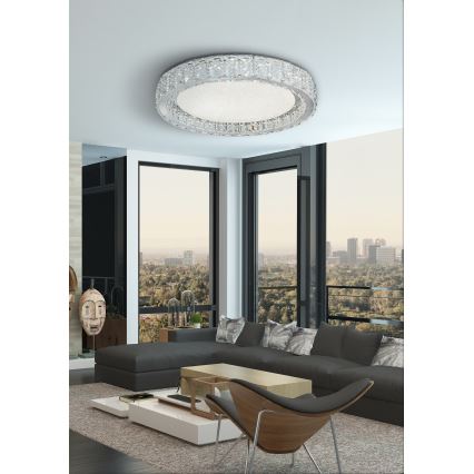 LUXERA 62437 - LED Hang plafondverlichting ALLURIA LED/48W/230V 4000K 60 cm