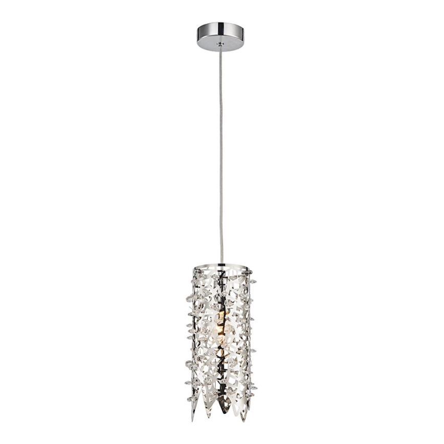 LUXERA 64365 - Lustre en cristal sur fil VITRA 1xE14/40W/230V