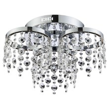 LUXERA 64394 - LED Kristallen plafondlamp ERATTO 3xLED/11W/230V