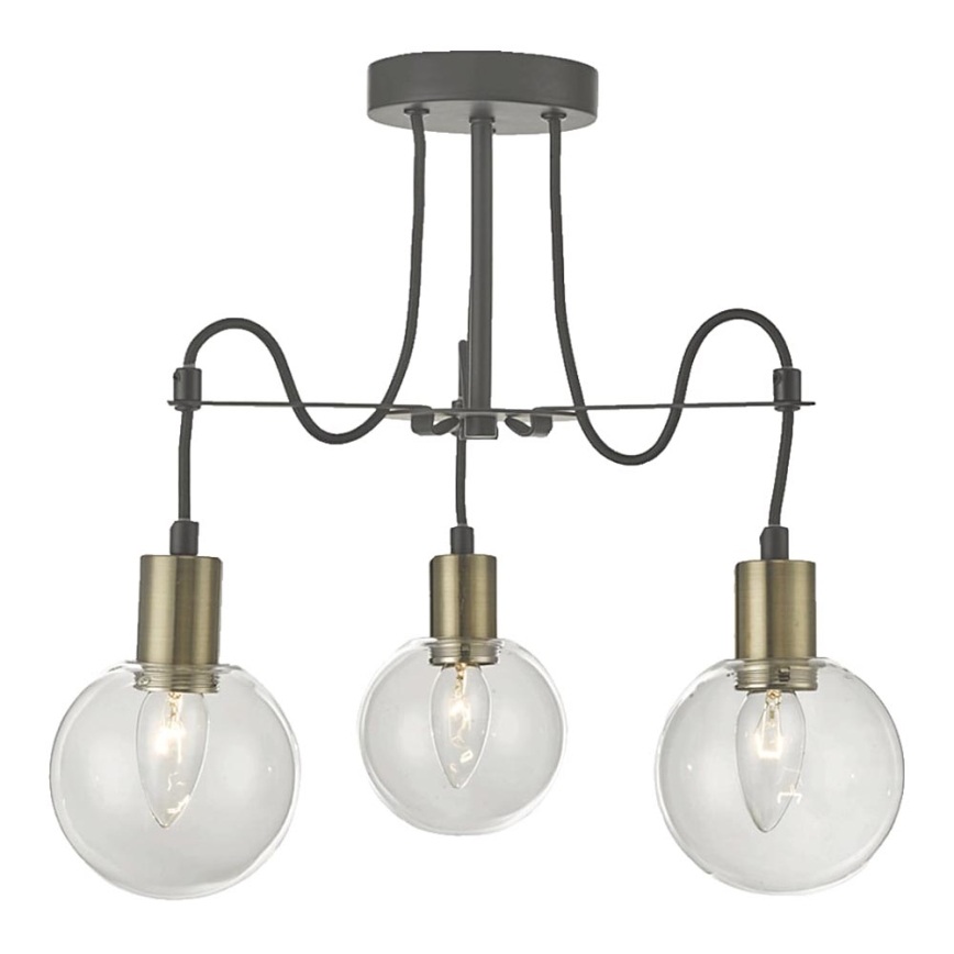 LUXERA 64402 - Suspension avec fil ABRAZO 3xE14/40W/230V