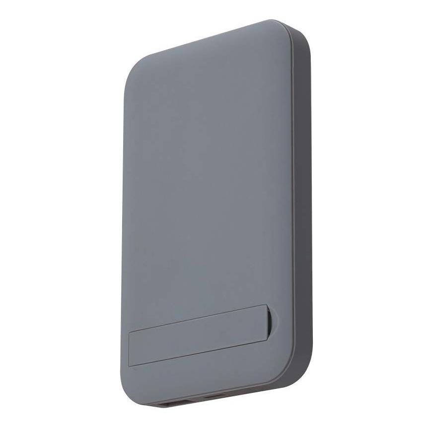Magnetische Powerbank met draadloos opladen Power Delivery 10 000mAh/20W/3,7V grijs