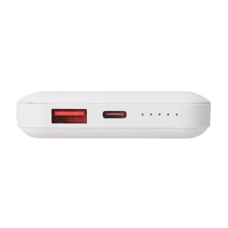Magnetische Powerbank met draadloos opladen Power Delivery 10 000mAh/20W/3,7V wit