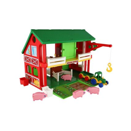 Maisonnette de ferme avec accessoires