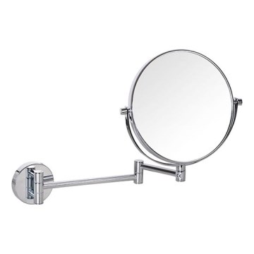 Make-upspiegel 23x28 cm zilver