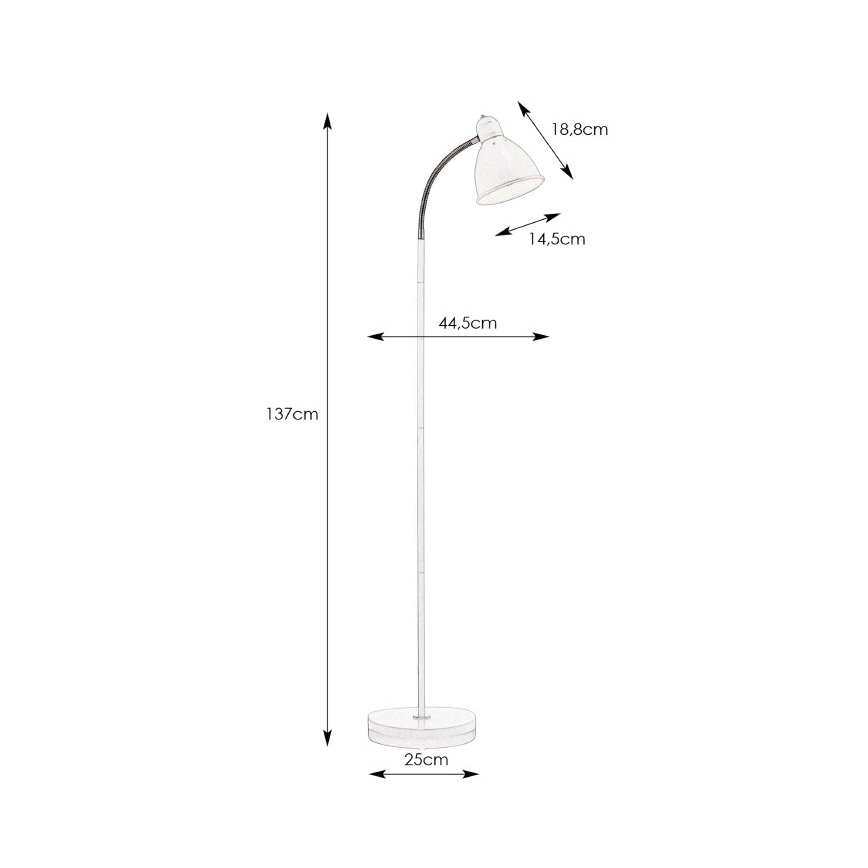 Markslöjd 104841 - Lampadaire NITTA 1xE27/60W/230V