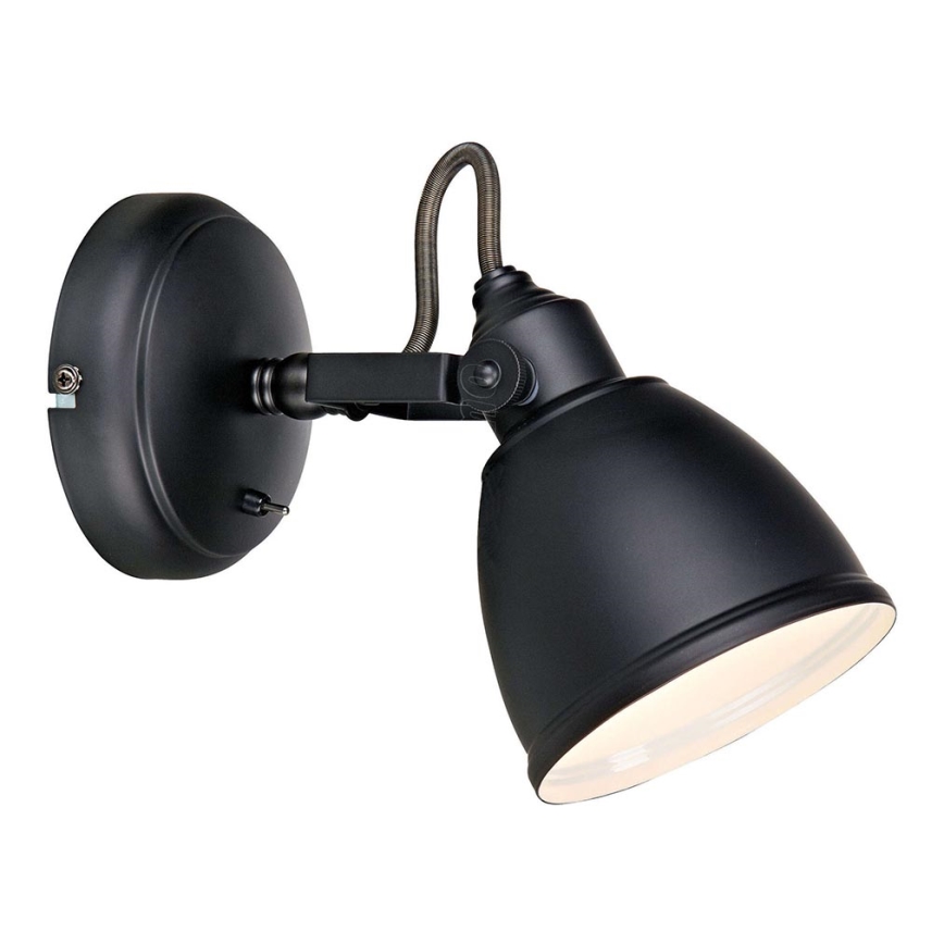 Markslöjd 105814 - Wandlamp FJÄLLBACKA 1xE14/40W/230V zwart