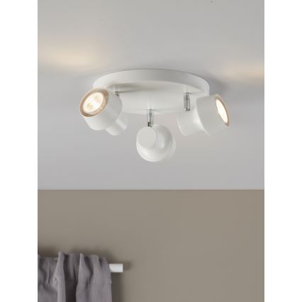 Markslöjd 106086 - Plafond Spot URN 3xGU10/35W/230V wit