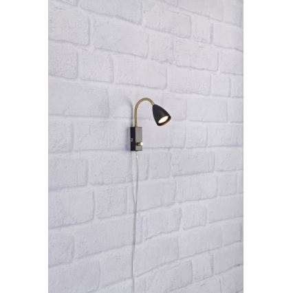 Markslöjd 106589 - Wandlamp CIRO 1xGU10/7W/230V zwart