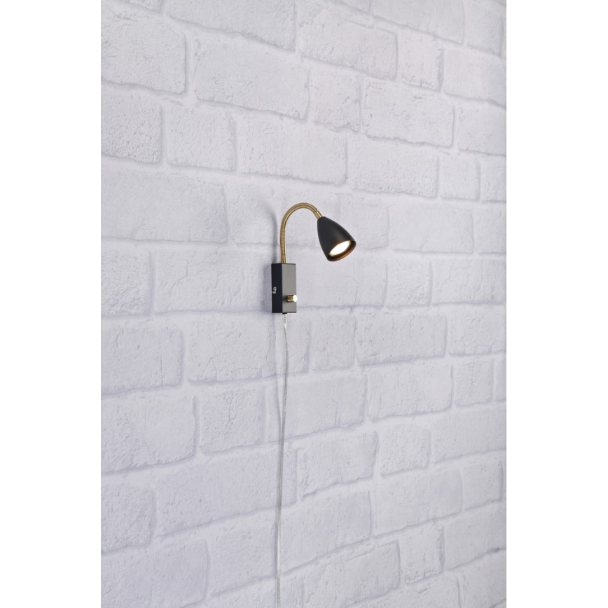Markslöjd 106589 - Wandlamp CIRO 1xGU10/7W/230V zwart