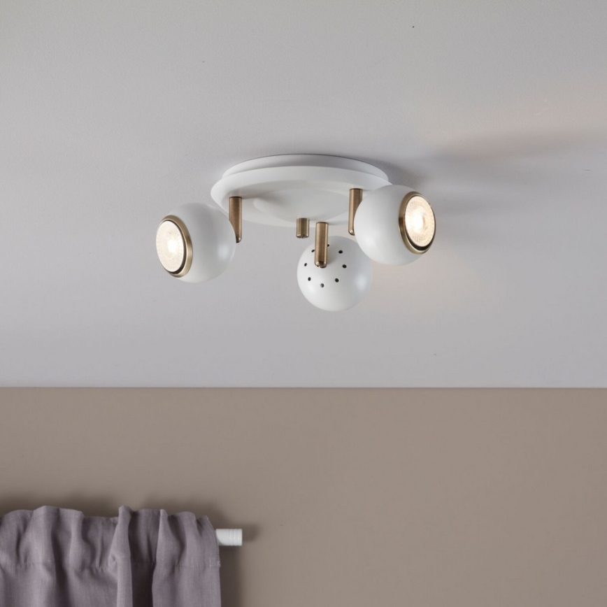 Markslöjd 106875 - Spot COCO 3xGU10/35W/230V blanc