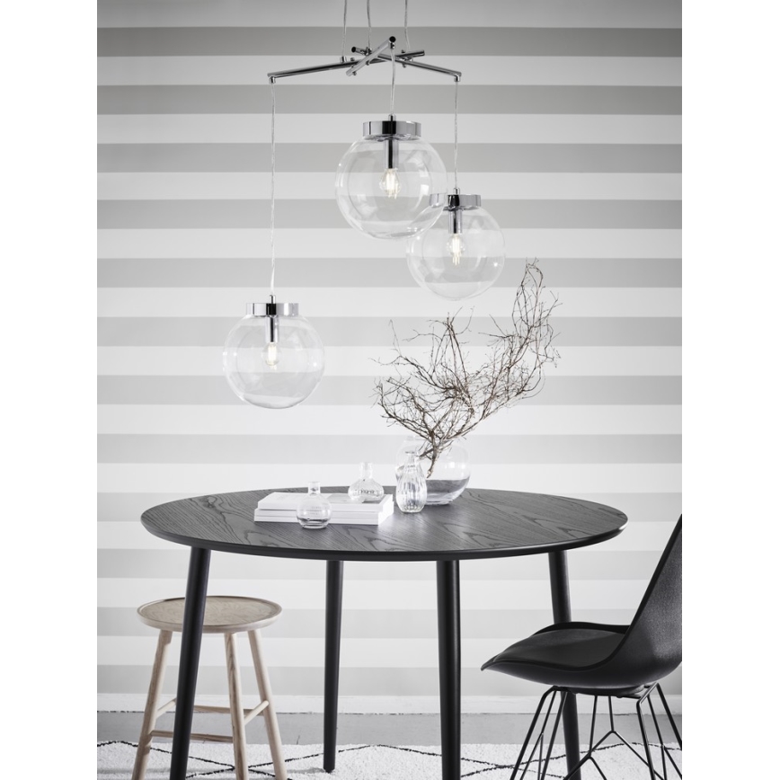 Markslöjd 107015 - Hanglamp aan koord SICILY 3xE14/40W/230V