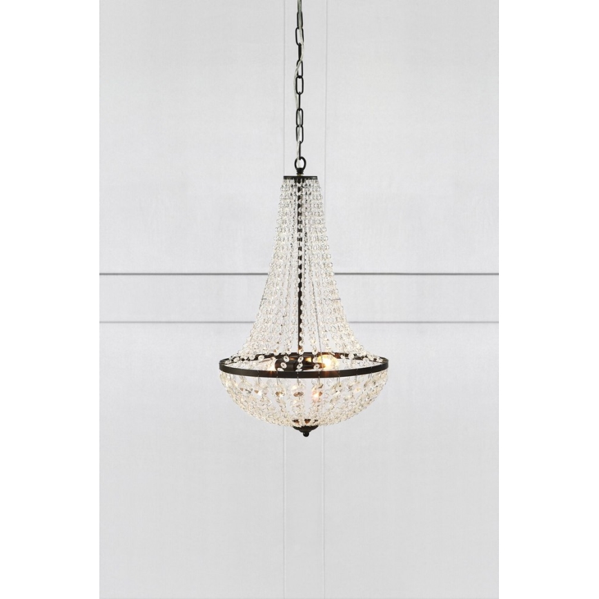 Markslöjd 107027 - Lustre en cristal sur chaîne GRÄNSÖ 2xE14/40W/230V