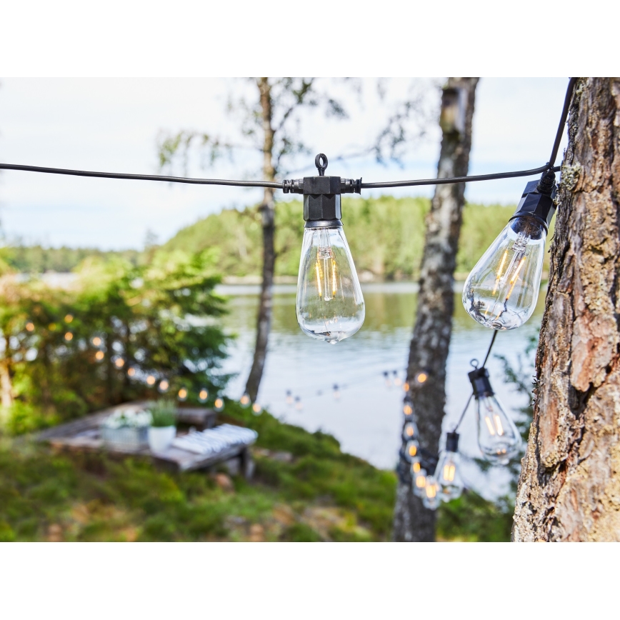 Markslöjd 107293 - LED Buiten decoratieve slinger GIRLANDA GARDEN 10xLED 5,5m IP44