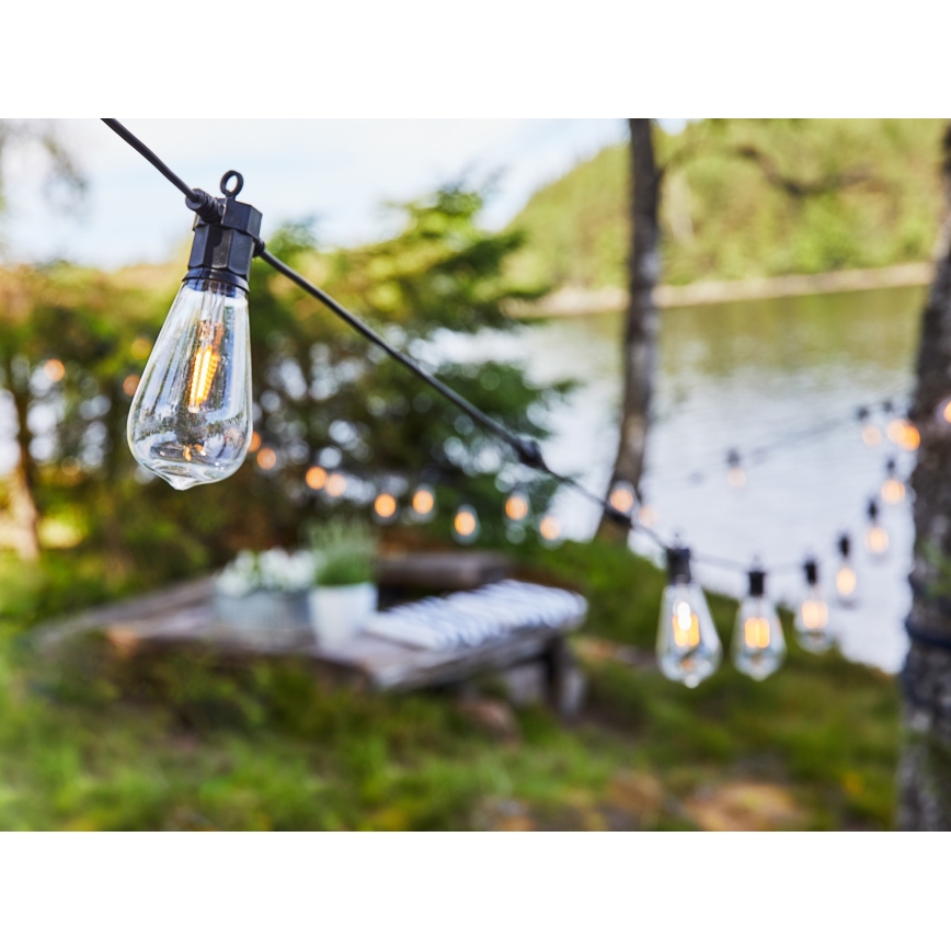 Markslöjd 107293 - LED Buiten decoratieve slinger GIRLANDA GARDEN 10xLED 5,5m IP44