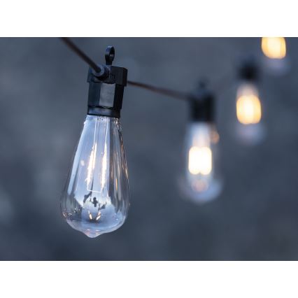 Markslöjd 107293 - LED Buiten decoratieve slinger GIRLANDA GARDEN 10xLED 5,5m IP44