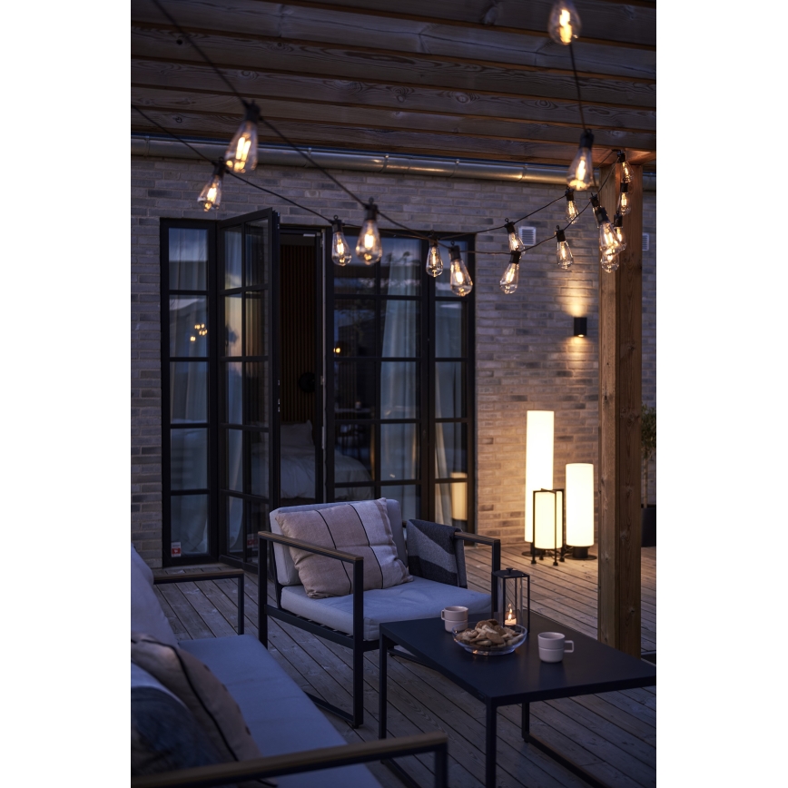 Markslöjd 107293 - LED Buiten decoratieve slinger GIRLANDA GARDEN 10xLED 5,5m IP44