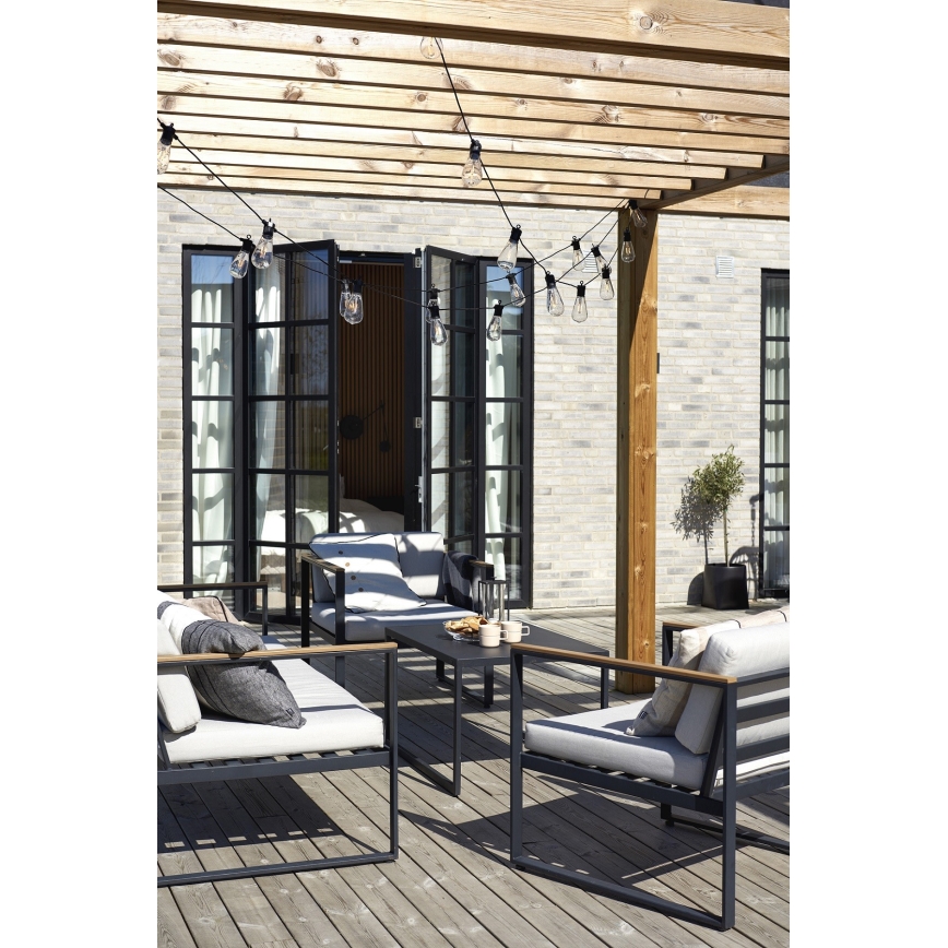 Markslöjd 107293 - LED Buiten decoratieve slinger GIRLANDA GARDEN 10xLED 5,5m IP44