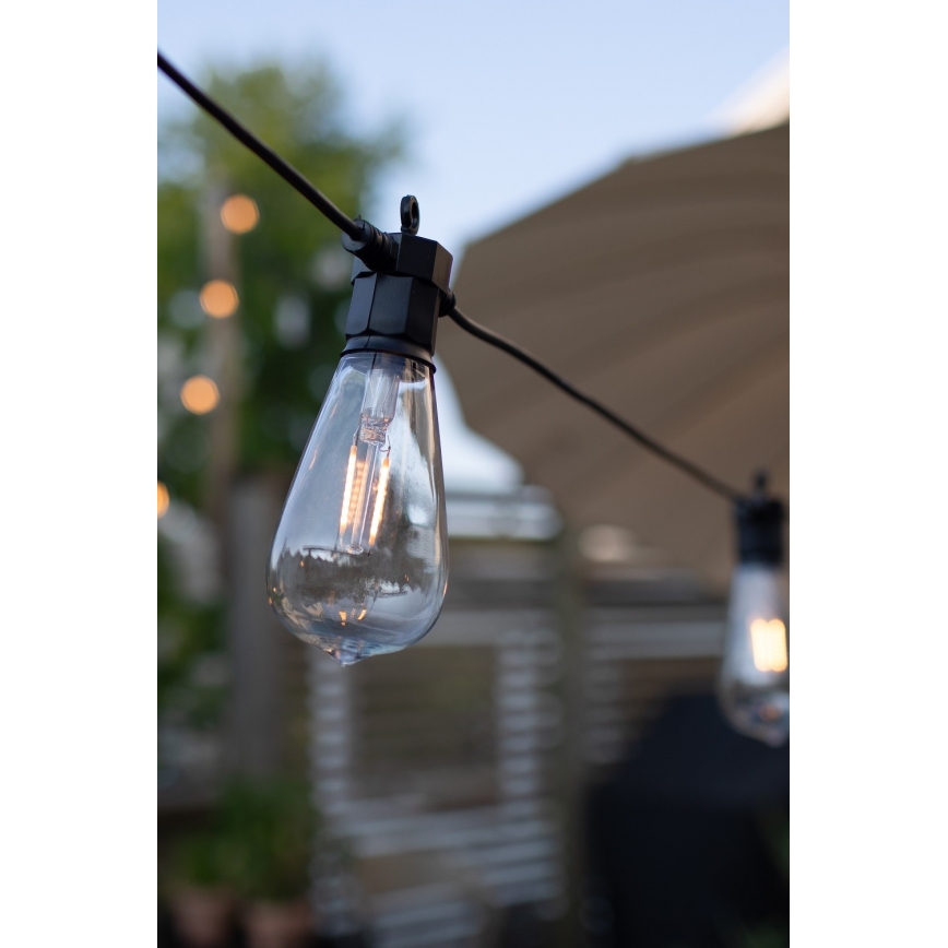 Markslöjd 107293 - LED Buiten decoratieve slinger GIRLANDA GARDEN 10xLED 5,5m IP44