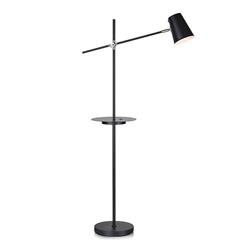 Markslöjd 107307 - Lampadaire avec USB LINEAR 1xE14/40W/230V