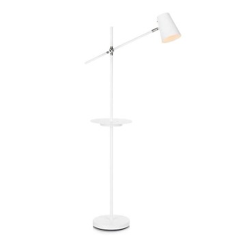 Markslöjd 107308 - Vloerlamp s USB LINEAR 1xE14/40W/230V