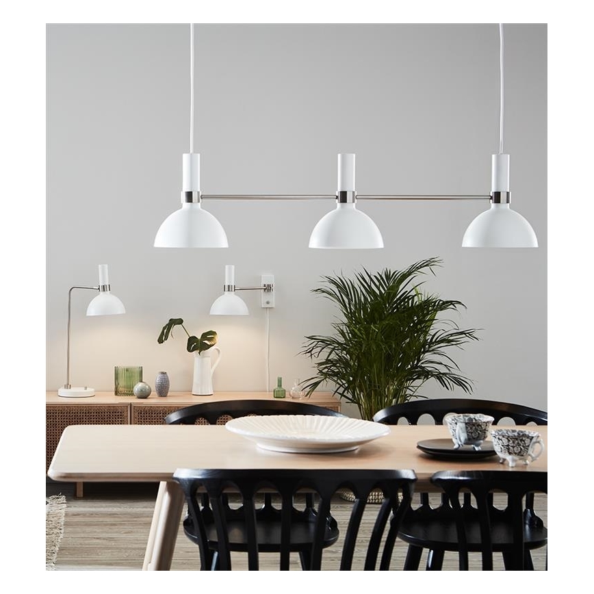 Markslöjd 107500 - Hanglamp aan koord LARRY 3xE27/60W/230V