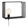 Markslöjd 107814 - Wandlamp SHELF 1xE27/60W/230V