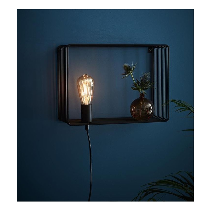Markslöjd 107814 - Wandlamp SHELF 1xE27/60W/230V