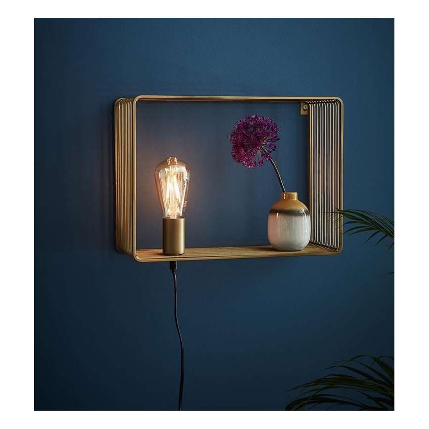 Markslöjd 107815 - Wandlamp SHELF 1xE27/60W/230V