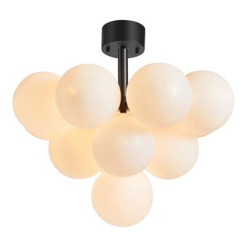 Markslöjd 107913 - Opbouwkroonluchter MERLOT 13xG9/20W/230V Ø56 cm wit/zwart