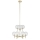 Markslöjd 107920 - Hanglamp met vaste pendel CROWN 9xE14/20W/230V