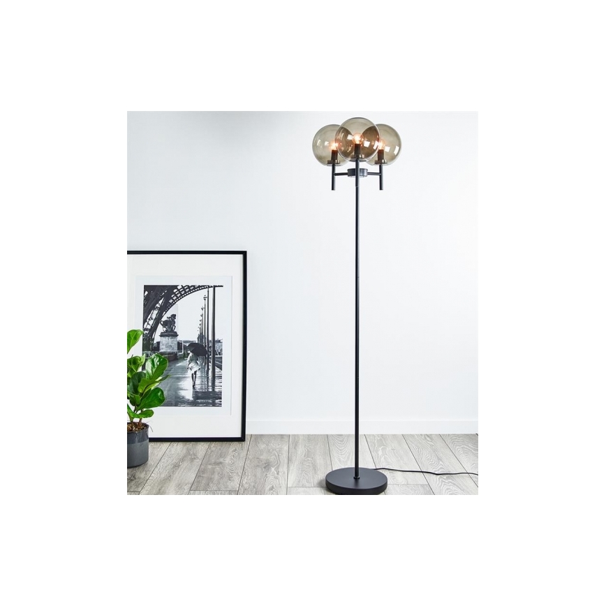 Markslöjd 107947 - Vloerlamp CROWN 3xE14/20W/230V