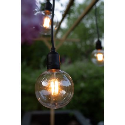 Markslöjd 107989 - LED hanglamp voor buiten GARDEN24 LED/2,86W/24V IP44 zwart/helder