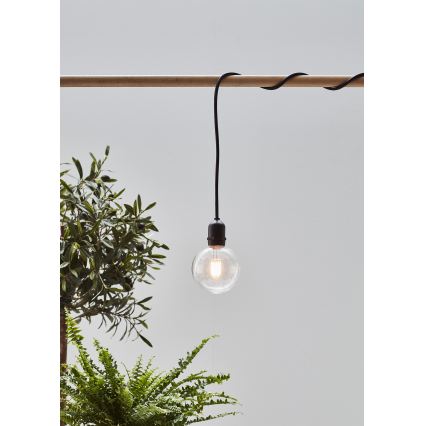Markslöjd 107989 - LED hanglamp voor buiten GARDEN24 LED/2,86W/24V IP44 zwart/helder