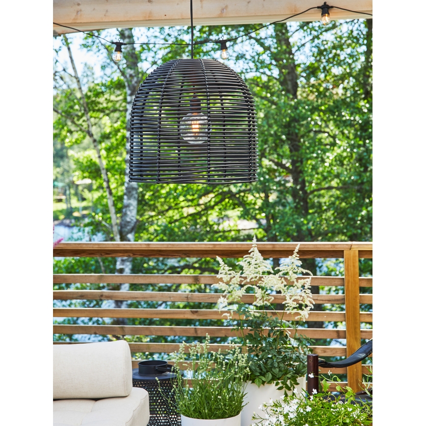 Markslöjd 107990 - LED buitenhanglamp GARDEN24 LED/2,86W/24V IP44 rotan/zwart