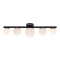 Markslöjd 108067 - Badkamer plafondlamp PURO 5xG9/20W/230V IP44 zwart