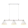 Markslöjd 108075 - Hanglamp aan koord KLINT 3xE14/40W/230V wit