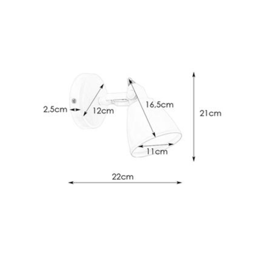 Markslöjd 108082 - Badkamer wandlamp FJÄLLBACKA 1xG9/20W/230V IP44