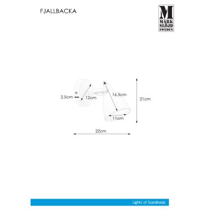 Markslöjd 108082 - Badkamer wandlamp FJÄLLBACKA 1xG9/20W/230V IP44