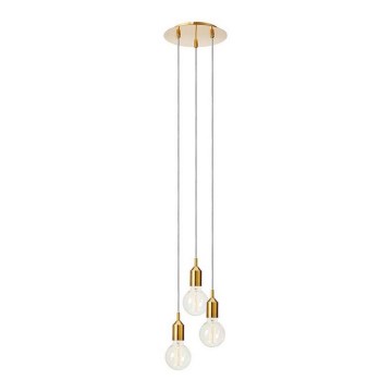 Markslöjd 108099 - Hanglamp aan koord BRONX 3xE27/60W/230V brons