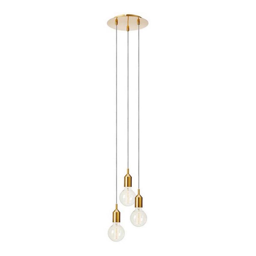 Markslöjd 108099 - Hanglamp aan koord BRONX 3xE27/60W/230V brons